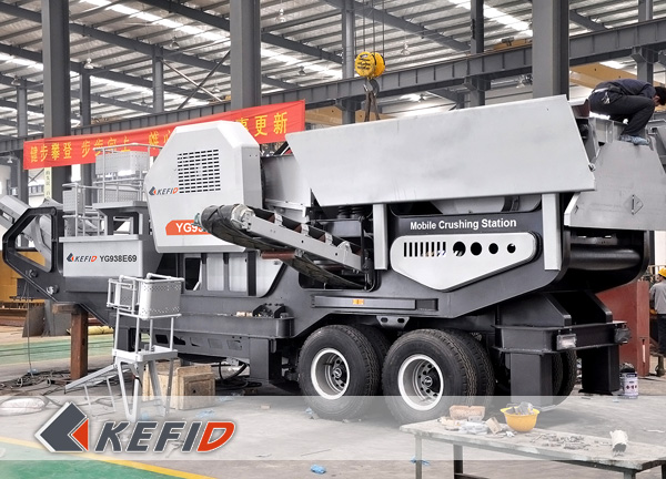 YG938E69 Mobile Jaw Crusher is ready for shipment to South America